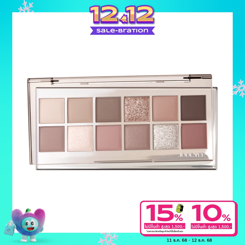 จูซซีย์ 12 เชดส์ อายแชโดว์ พาเลตต์ 14ก. 01 วู้ดเด้น พิงค์