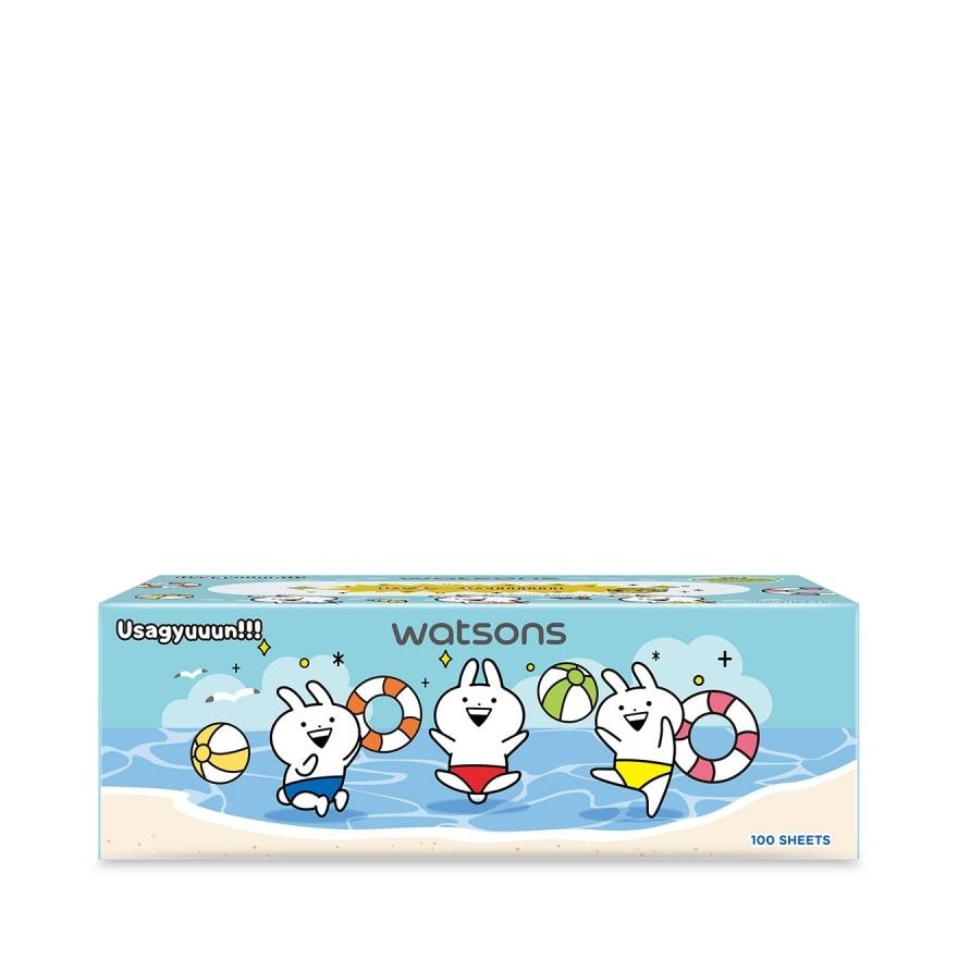 Watsons Velvety Soft Box Tissues (Usagyuuun) 3ply x 100sheets.  This items could not