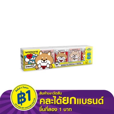 Watsons Watsons Velvety Soft Mini Hankies (Shibainc Comics2) 3ply 10pcs.