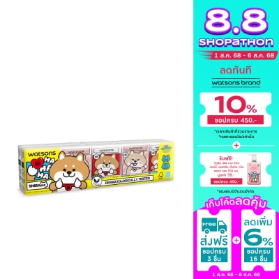 Watsons Watsons Velvety Soft Mini Hankies (Shibainc Comics2) 3ply 10pcs.