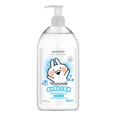 Watsons Watsons Girlish Gentle  Mild Micellar Cleansing Water 485ml (Usagyuuuun)