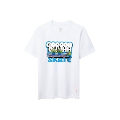 GQ จีคิว เสื้อดิสนีย์ พิกซาร์ สีขาว ไซส์ S