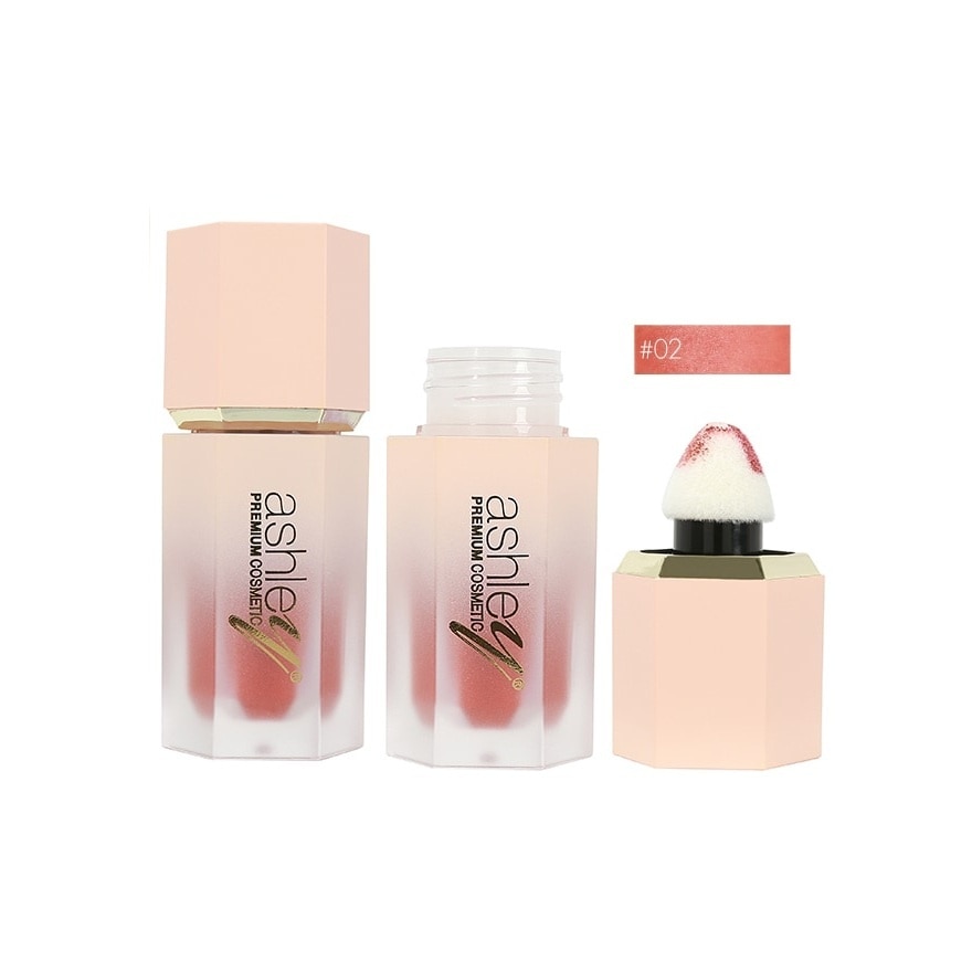 Ashley Liquid Blush 5.5g. 02 Apricot