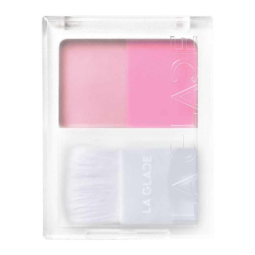 La Glace Brattitude Two Tone Powder Blush 4g. 03 Baebiedoll Brat