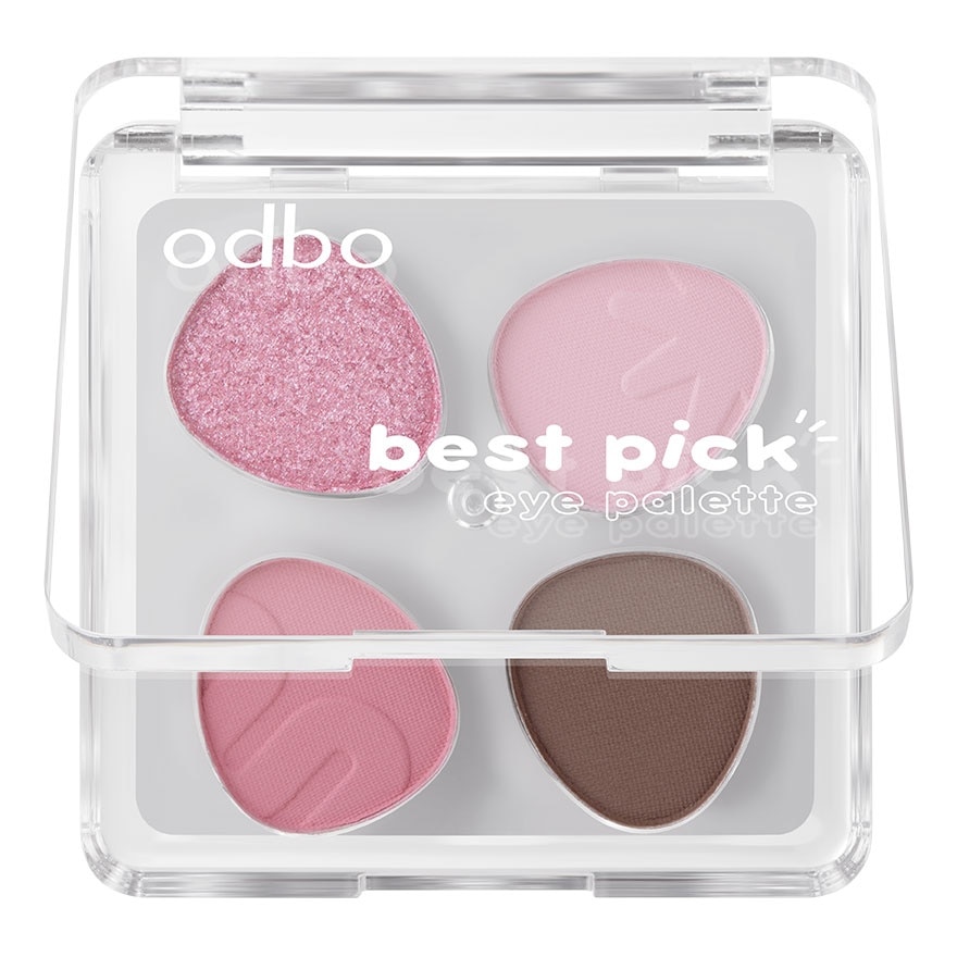 Odbo Best Pick Eye Palette  3.2g. 02 Pink