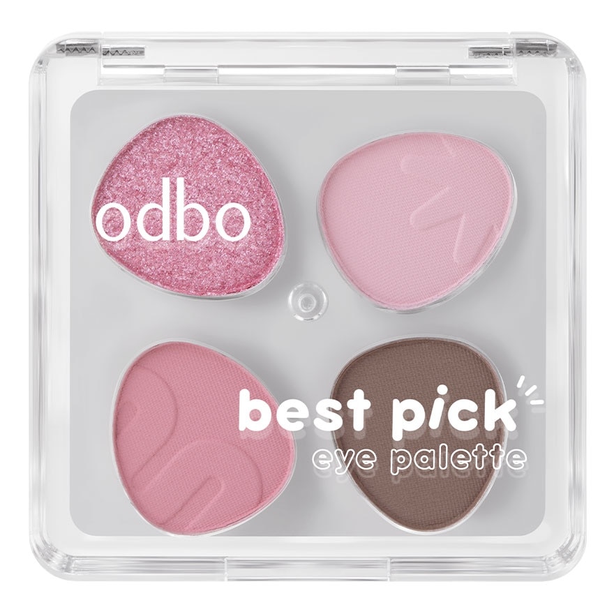 Odbo Best Pick Eye Palette  3.2g. 02 Pink