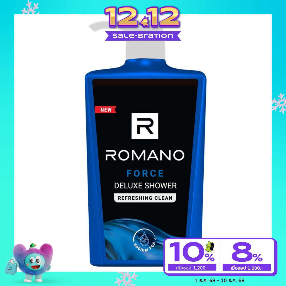 โรมาโน่ ชาวเวอร์ ฟอร์ซ 500 กรัม เจลอาบน้ำ