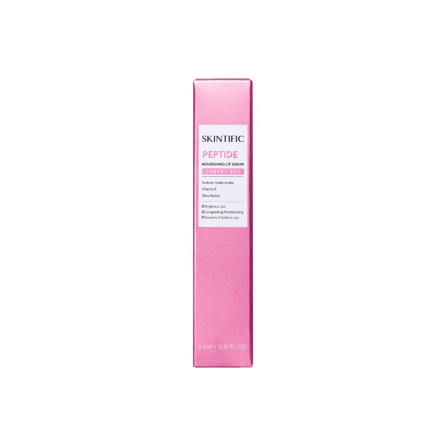 Skintific Peptide Nourishing Lip Serum Cherry Red 6.5 ml.