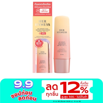 Her Hyness Her Hyness UV Adapt Hya Water Sunscreen SPF50+ PA++++ 30ml.