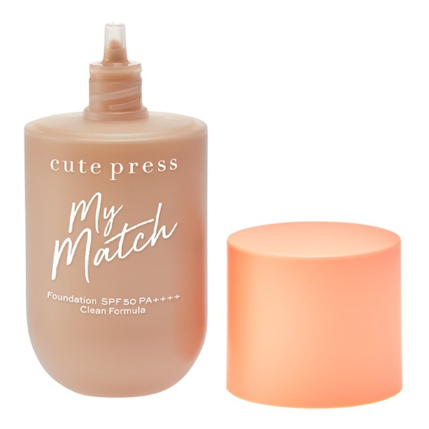Cute Press My Match Foundation SPF50 PA++++ 40ml. N90 Tan