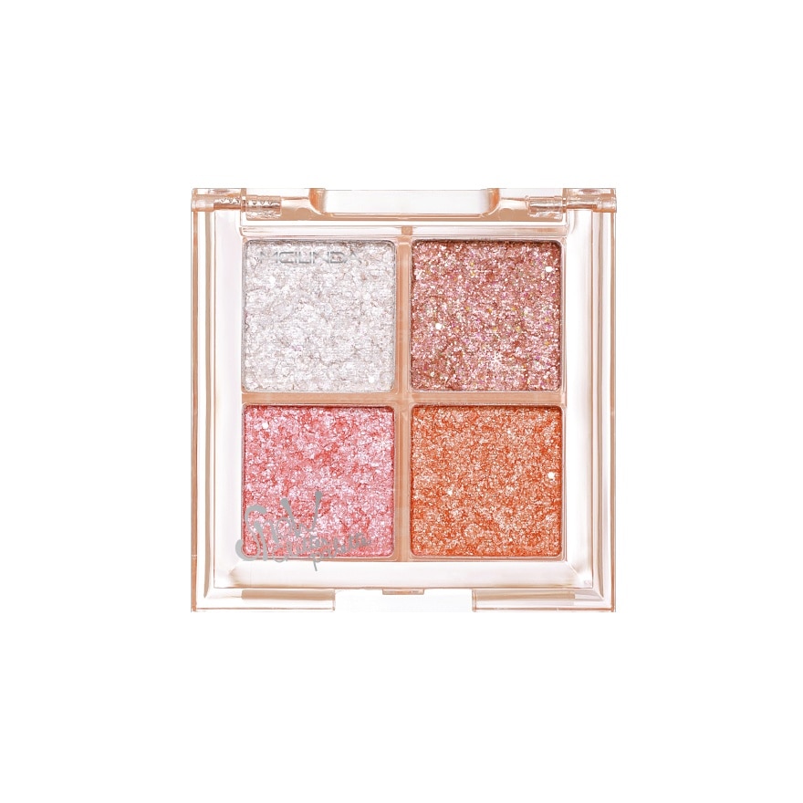 Meilinda Snow Glitter Palette 3.6g. 02 Maple Disco