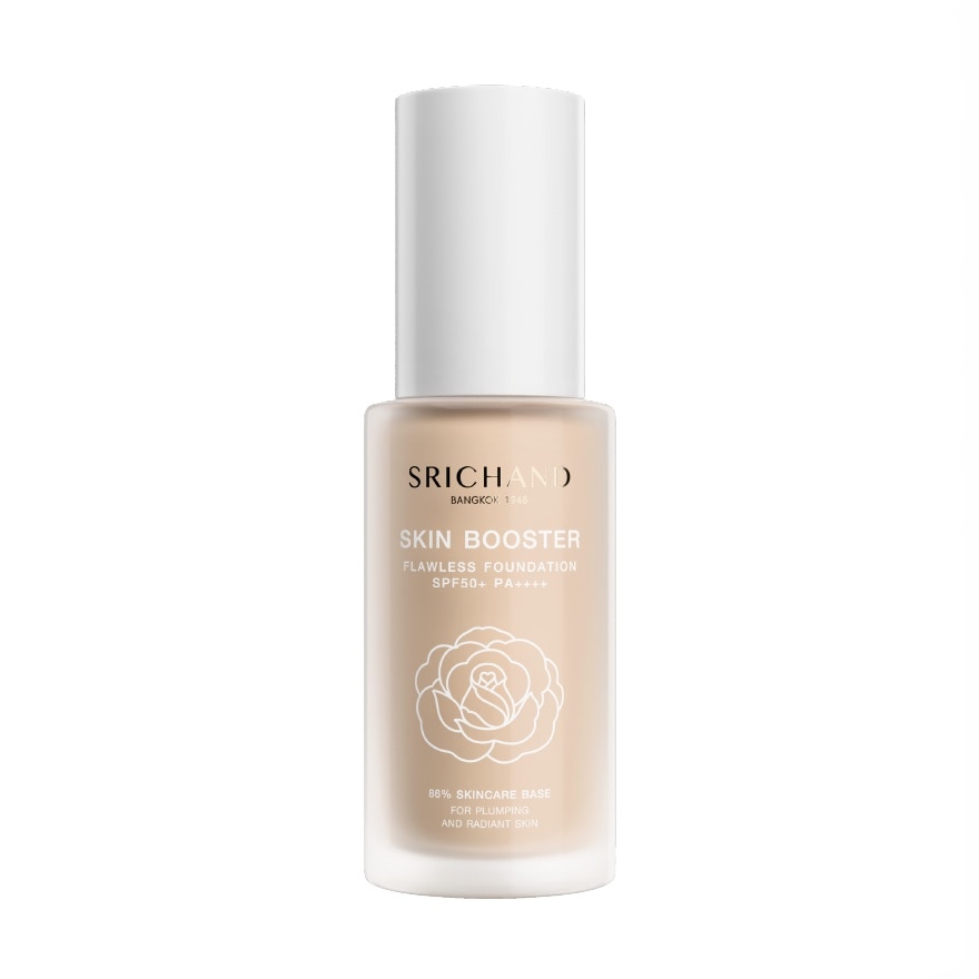 ศรีจันทร์ สกิน บูสเตอร์ ฟลอเลส ฟาวน์เดชั่น SPF50+ PA++++ 30มล. N05 นู้ด เบจ
