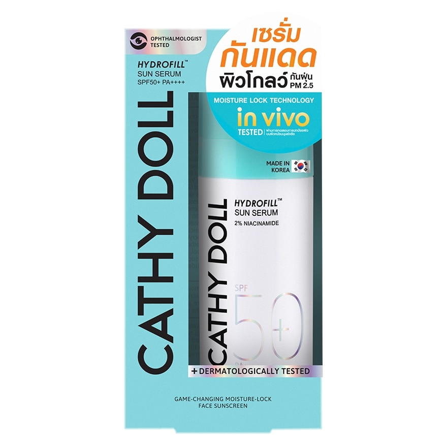 Cathy Doll Cathy Doll Hydrofill Sun Serum SPF50+ PA++++ 2 Niacinamide 30 Ml.