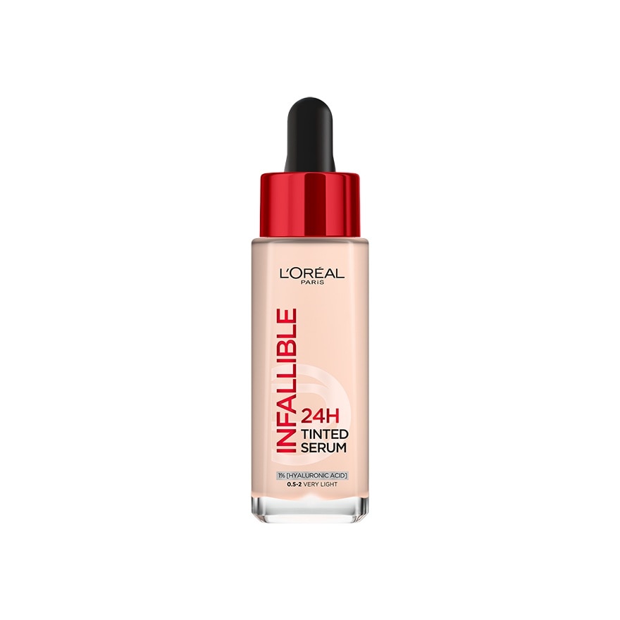 L'Oreal Makeup ลอรีอัล อินฟอลลิเบิล 24H ทินท์ เซรั่ม 104.5ก. 0.5-2 เวรี่ ไลท์