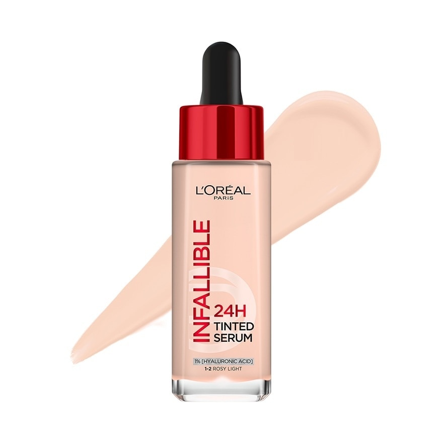 L'Oreal Paris Infallible 24H Tinted Serum 30ml. 1-2 Rosy Light
