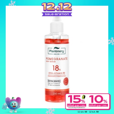Plantnery Plantnery Pomegranate AHA Body Serum 250 ml.