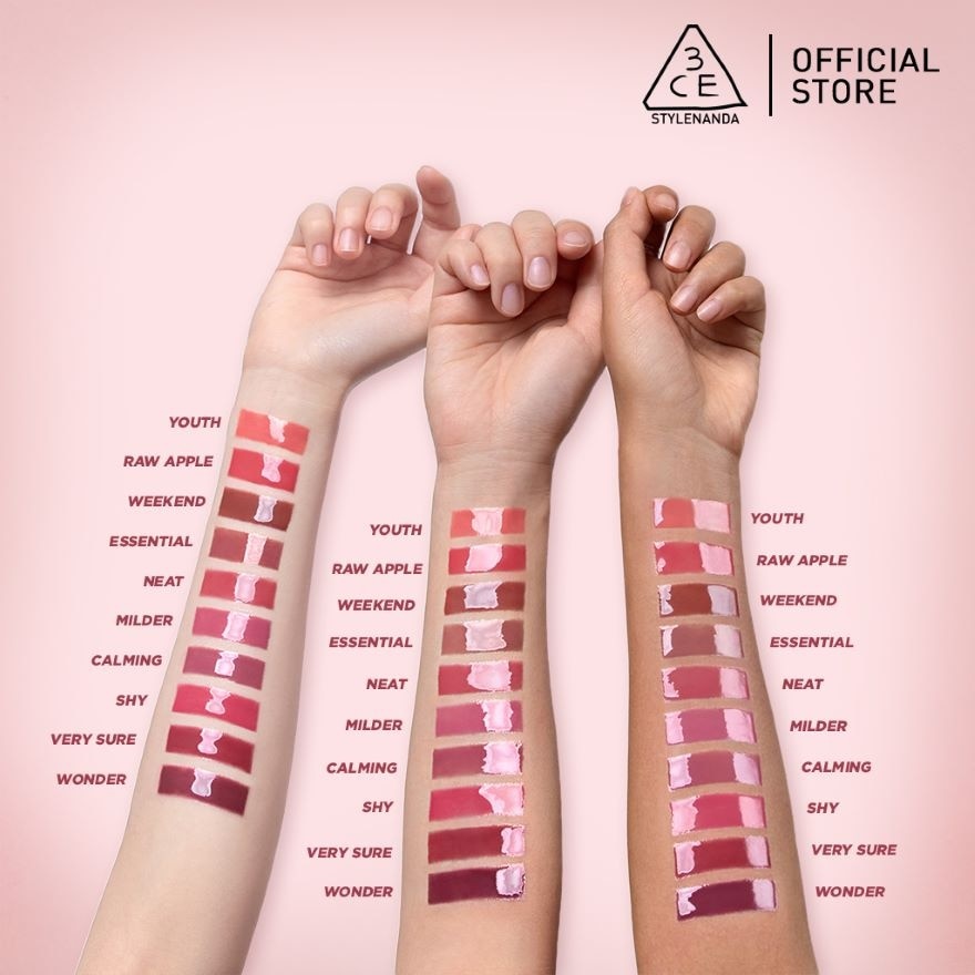 3CE Drop Glow Gel Lip 4g. Shy