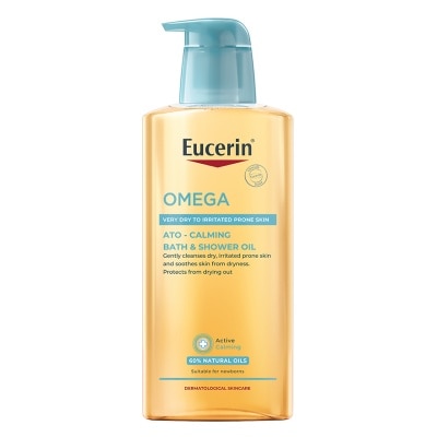 Eucerin ยูเซอริน โอเมก้า อะโท คาล์มมิ่ง บาธ แอนด์ ชาวเวอร์ ออยล์ 400 มล.
