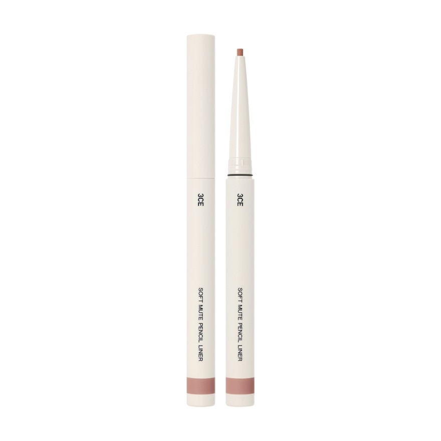3CE Soft Mute Pencil Liner 0.1g. Pale Rosewood