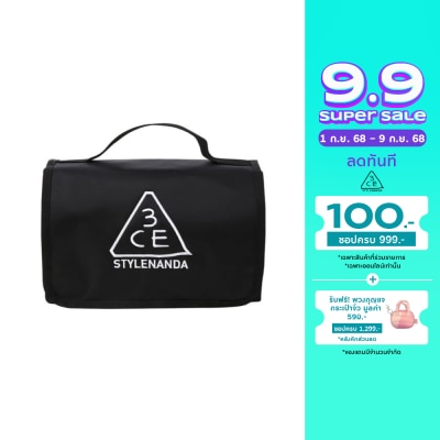 3CE 3CE Wash Bag Black 1pcs.