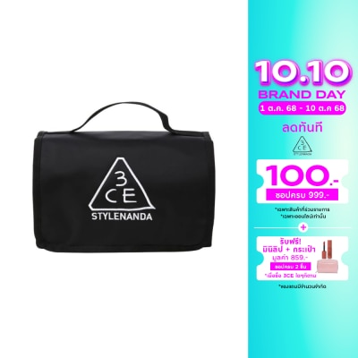 3CE 3CE Wash Bag Black 1pcs.