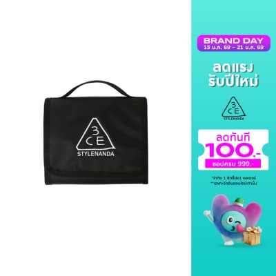3CE 3CE Wash Bag Small Black 1pcs.