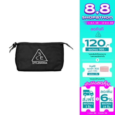 3CE 3CE Pouch Small Black 1pcs.