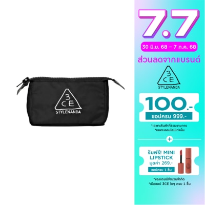 3CE 3CE Pouch Small Black 1pcs.