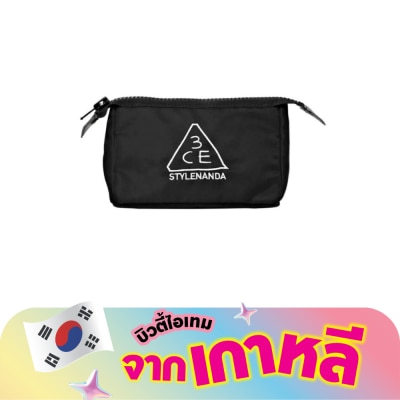3CE - ทรีซีอี เพาช์ สมอลล์ แบล็ก 1ชิ้น