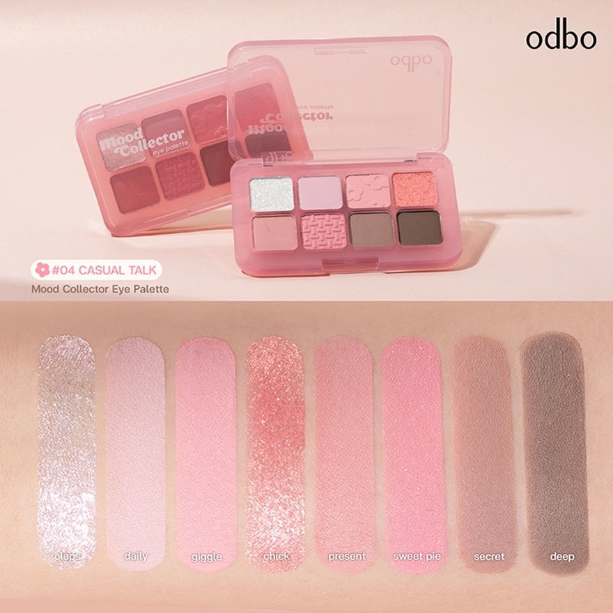 Odbo Mood Collector Eye Palette 7.2g. 04 Casual Talk