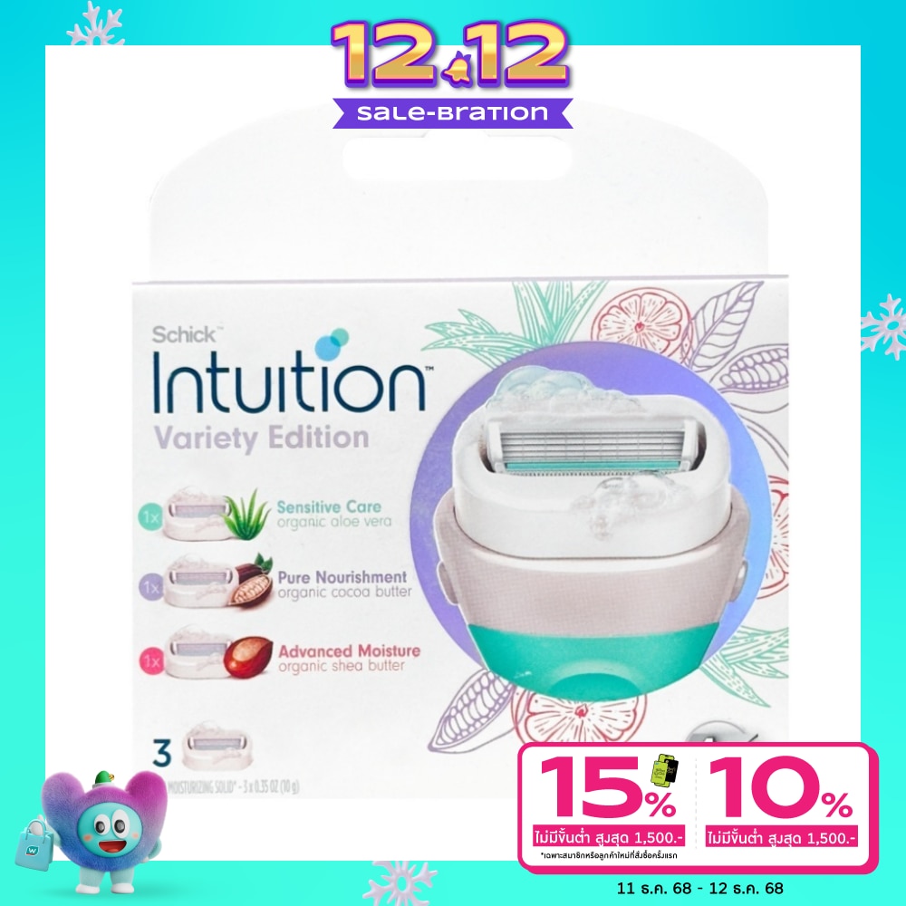 Schick Schick Intuition Variety Edition Blades 3'S Refill