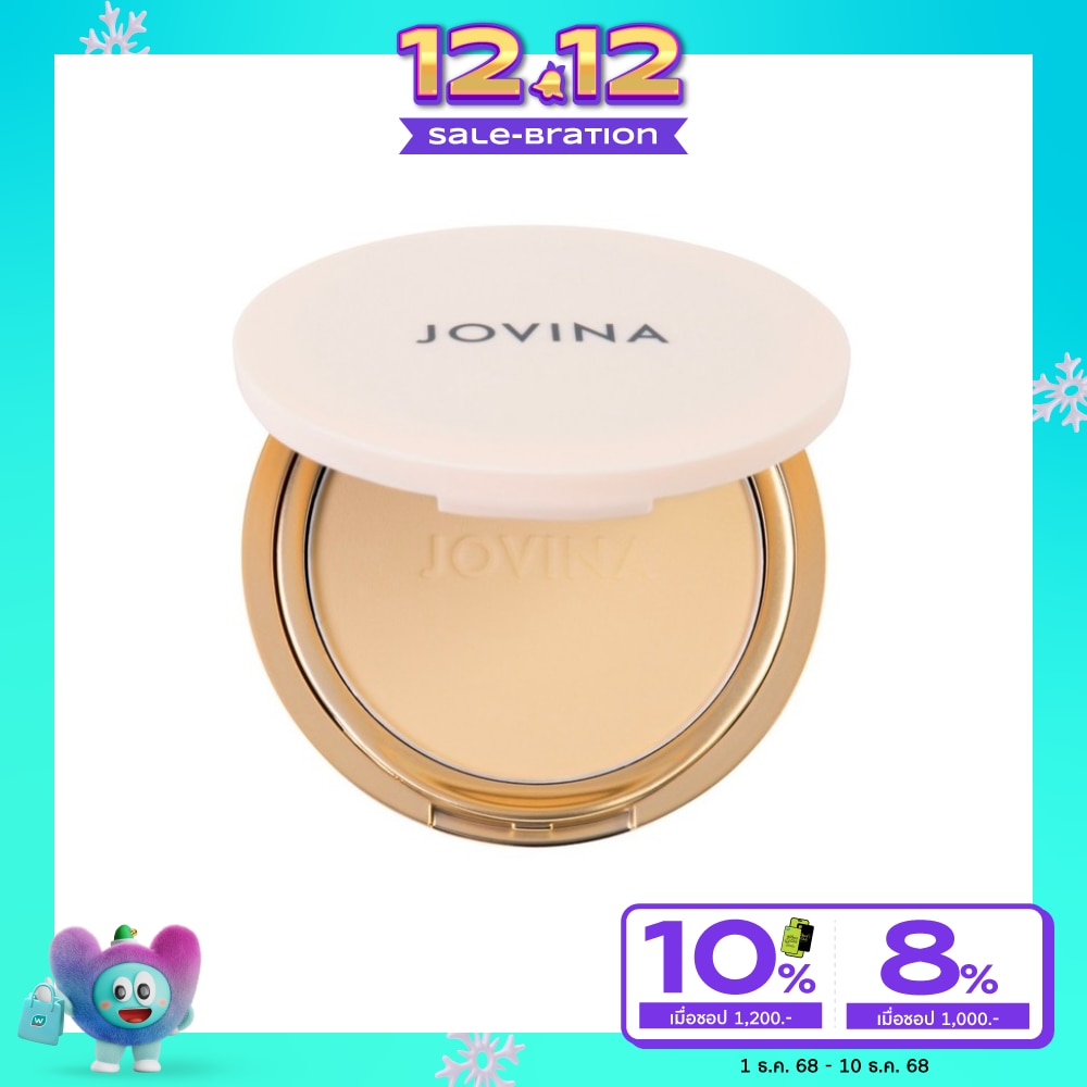 โจวีน่า สมูท สกิน ฟาวเดชั่น พาวเดอร์ SPF30 PA+++ 10g. 02 นู้ด