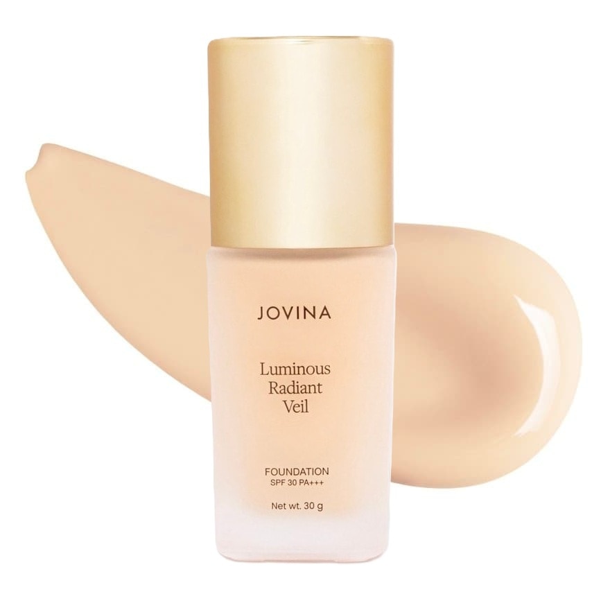 Jovina Luminous Radiant Veil Foundation SPF 30 PA+++ 30g. 01 Rosy Affection