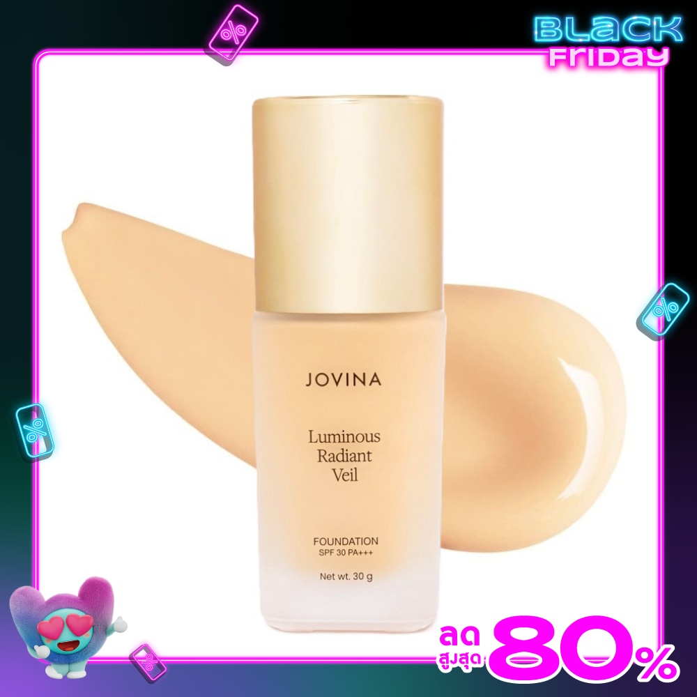 Jovina Luminous Radiant Veil Foundation SPF 30 PA+++ 30g. 03 Ivory Lust