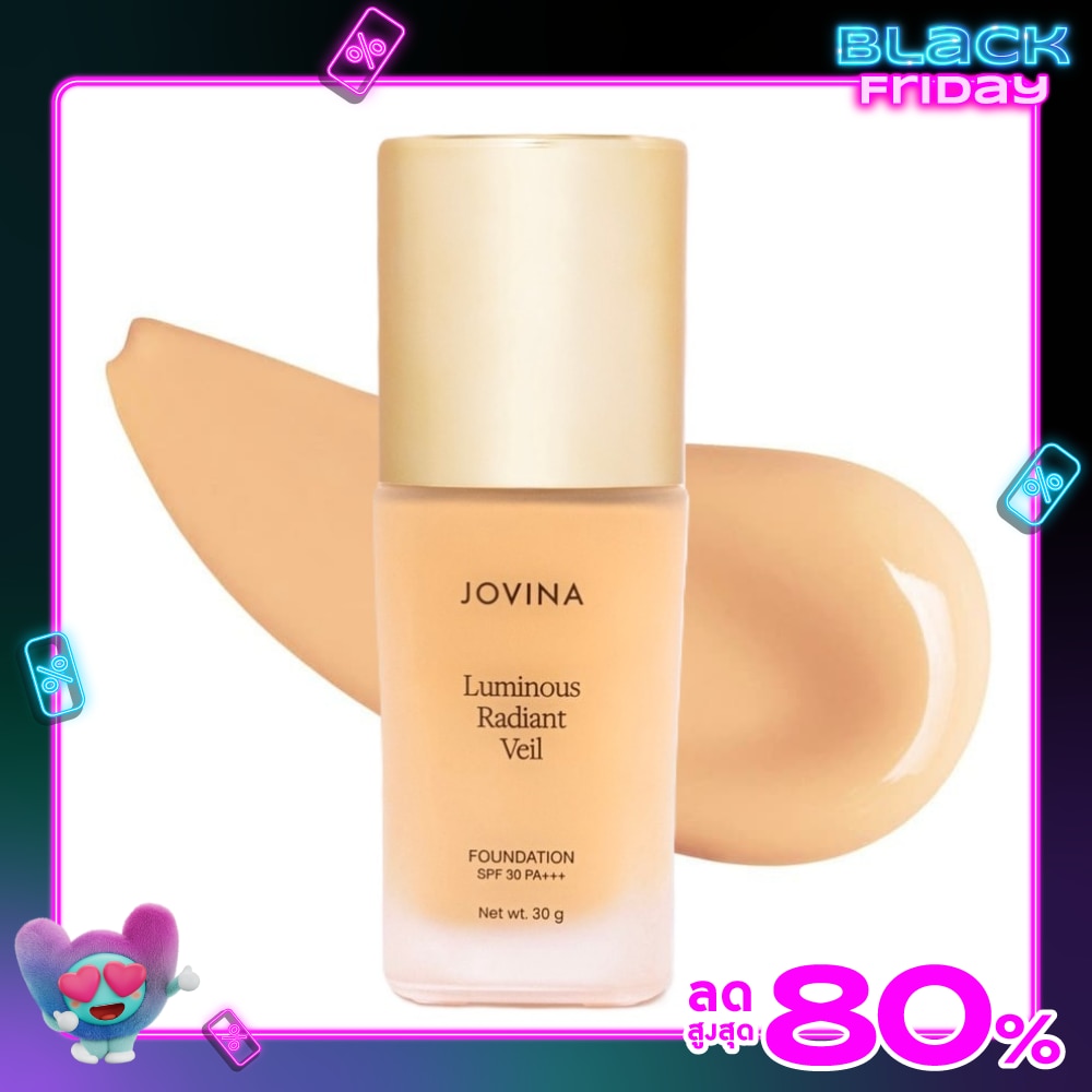 Jovina Luminous Radiant Veil Foundation SPF 30 PA+++ 30g. 3.5 Beige Elegant