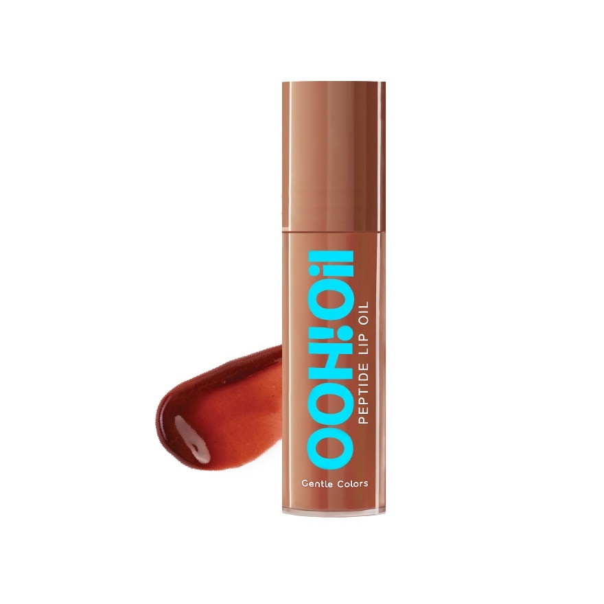 Gentle Colors Ooh Oil Peptide Lip Oil 2g. 04 Billion Brown