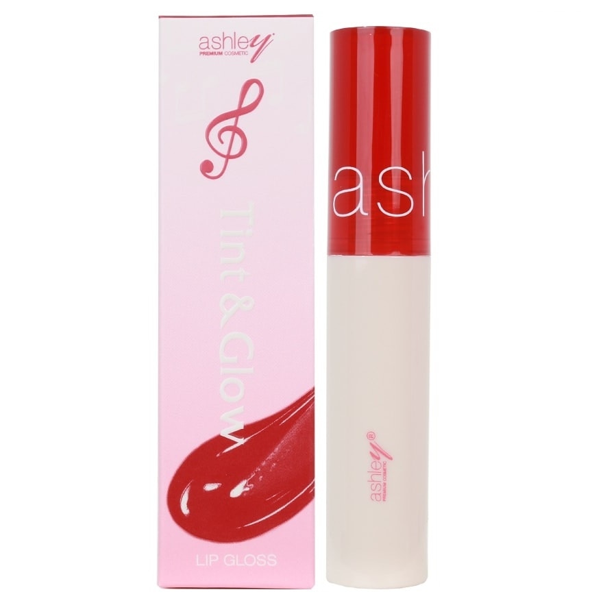 Ashley Tint  Glow Lip Gloss 2g. 06 Classic Red