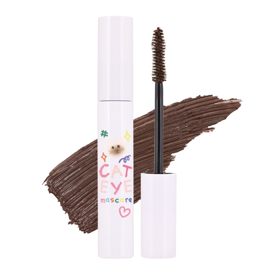 Meilinda Cat Eye Mascara 11g. 02 Silky Brown