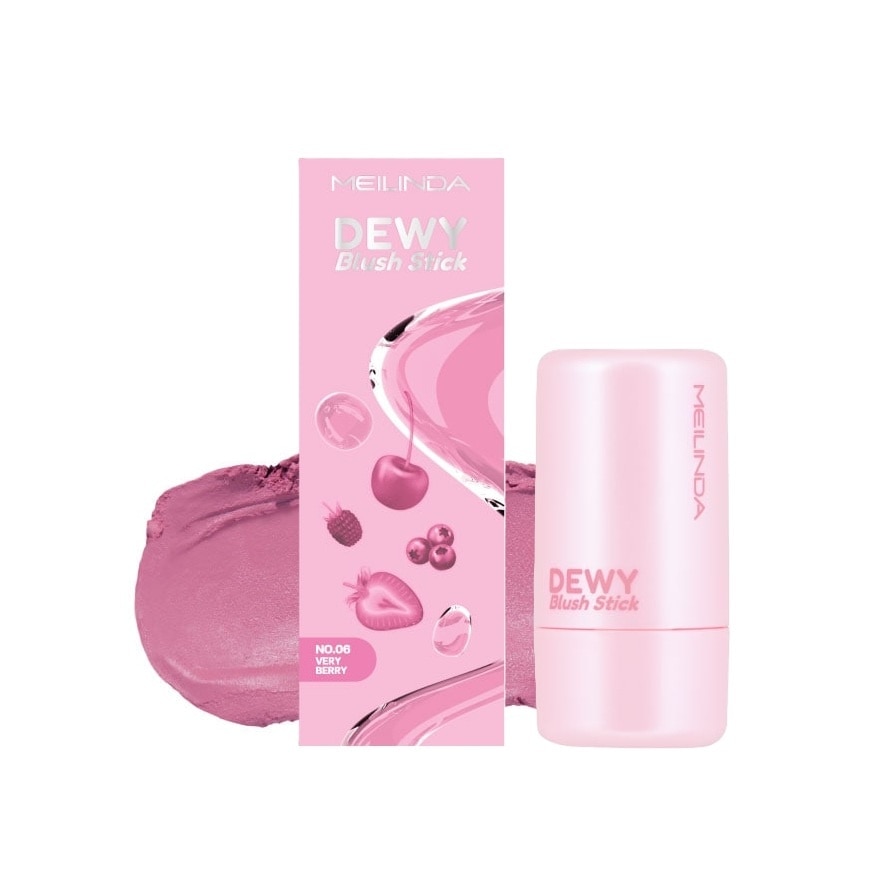 Meilinda Meilinda Dewy Blush Stick 6g. 06 Very Berry