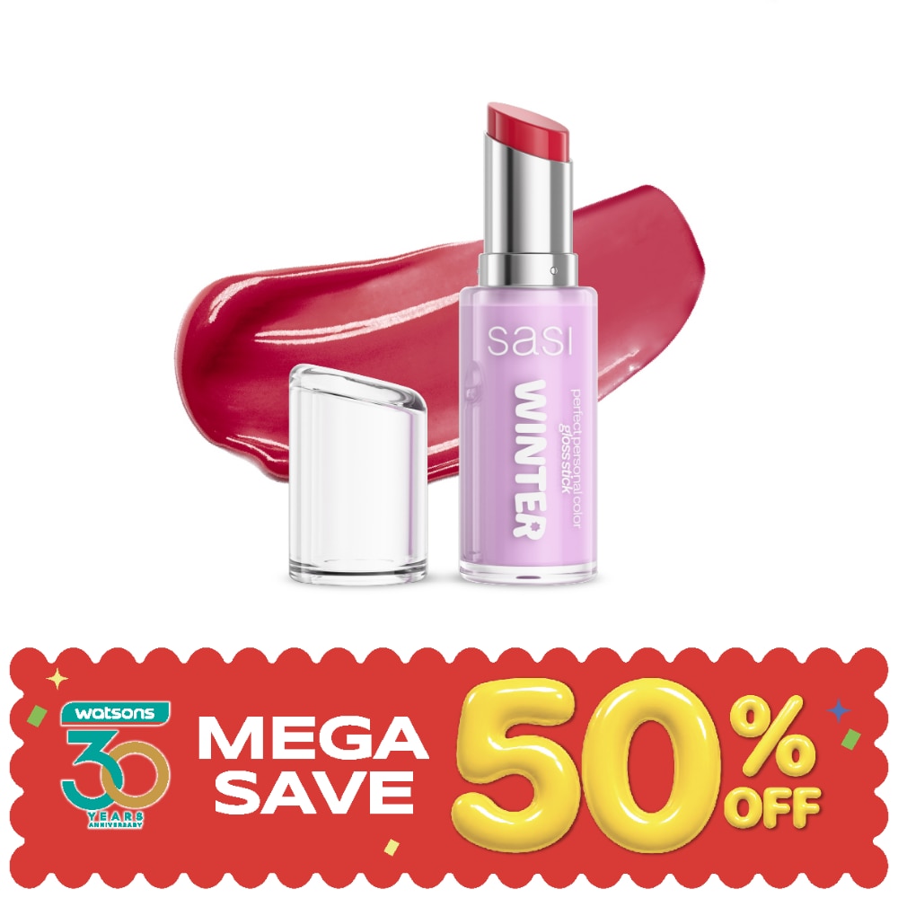 Sasi Perfect Personal Color Gloss Stick 3g. W08 Ruby Red image