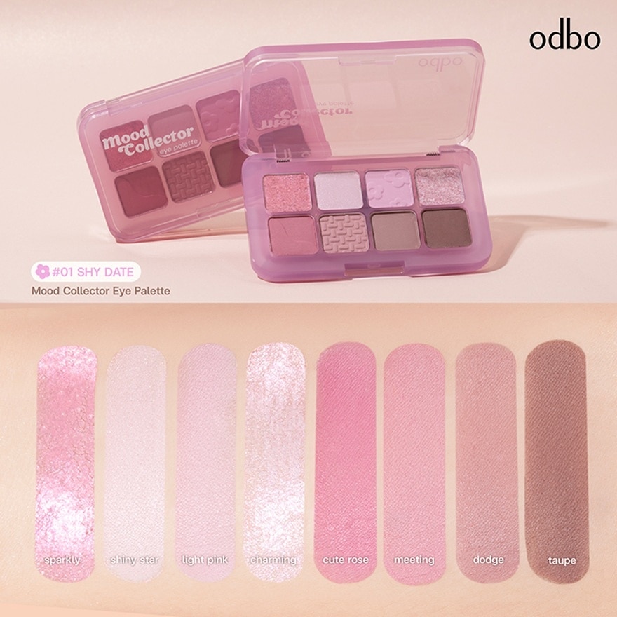 Odbo Mood Collector Eye Palette 7.2g. 01 Shy Date