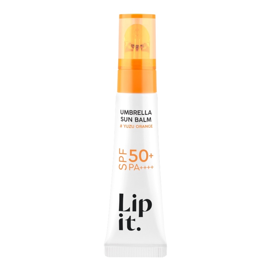 ลิปอิท อัมเบรลลาซันบาล์ม SPF50+ PA++++ 8ก. 02 ยูซุ ออเร้นจ์