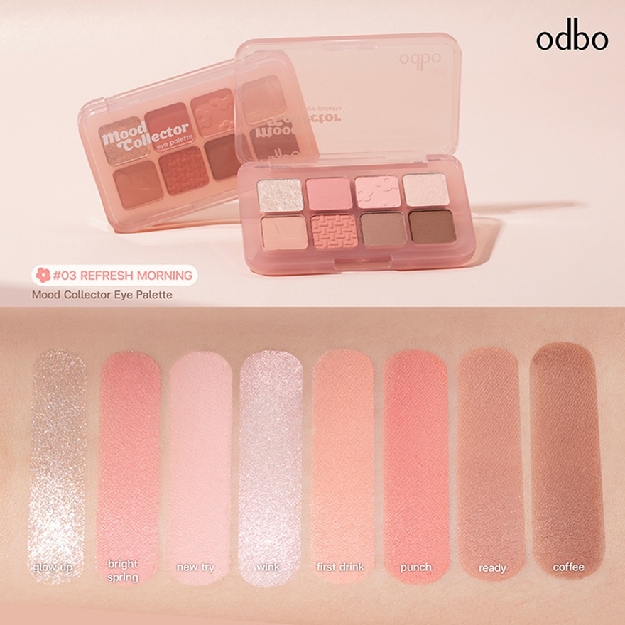 Odbo Mood Collector Eye Palette 7.2g. 03 Refresh Morning