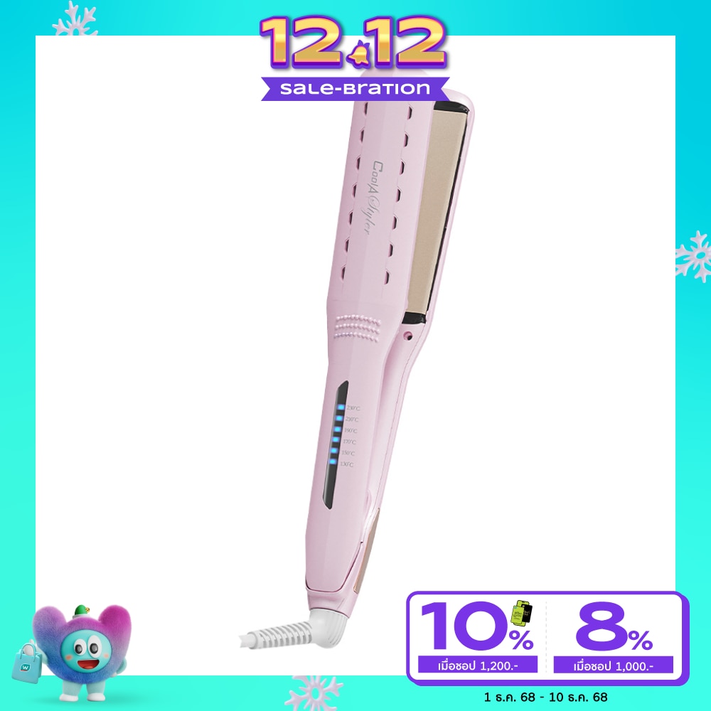 Cool A Styler Hair Straightner Wet Dry 2In1 40 mm. CA-979