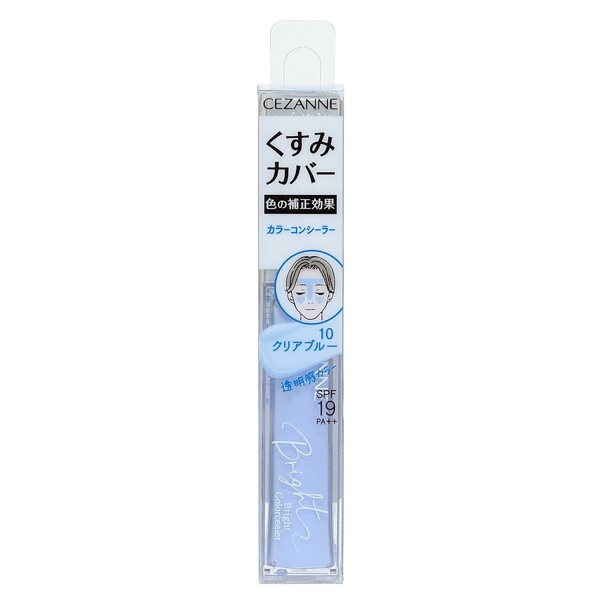 Cezanne Bright Colorcealer SPF19 9g. 10 Clear Blue