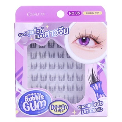Cosluxe Cosluxe Winky Eyes Bubble Gum Eyelashes Douyin Style 36pcs. 05 Cherry Pop