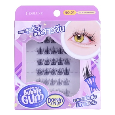 Cosluxe Cosluxe Winky Eyes Bubble Gum Eyelashes Douyin Style 30pcs. 01 Mango Mellow