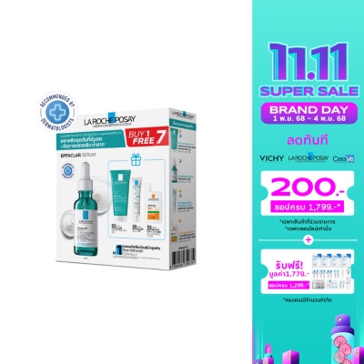 Laroche-Posay La Roche Posay Set Effaclar Serum 30ml. + Oil fluid 3ml x2 + Others