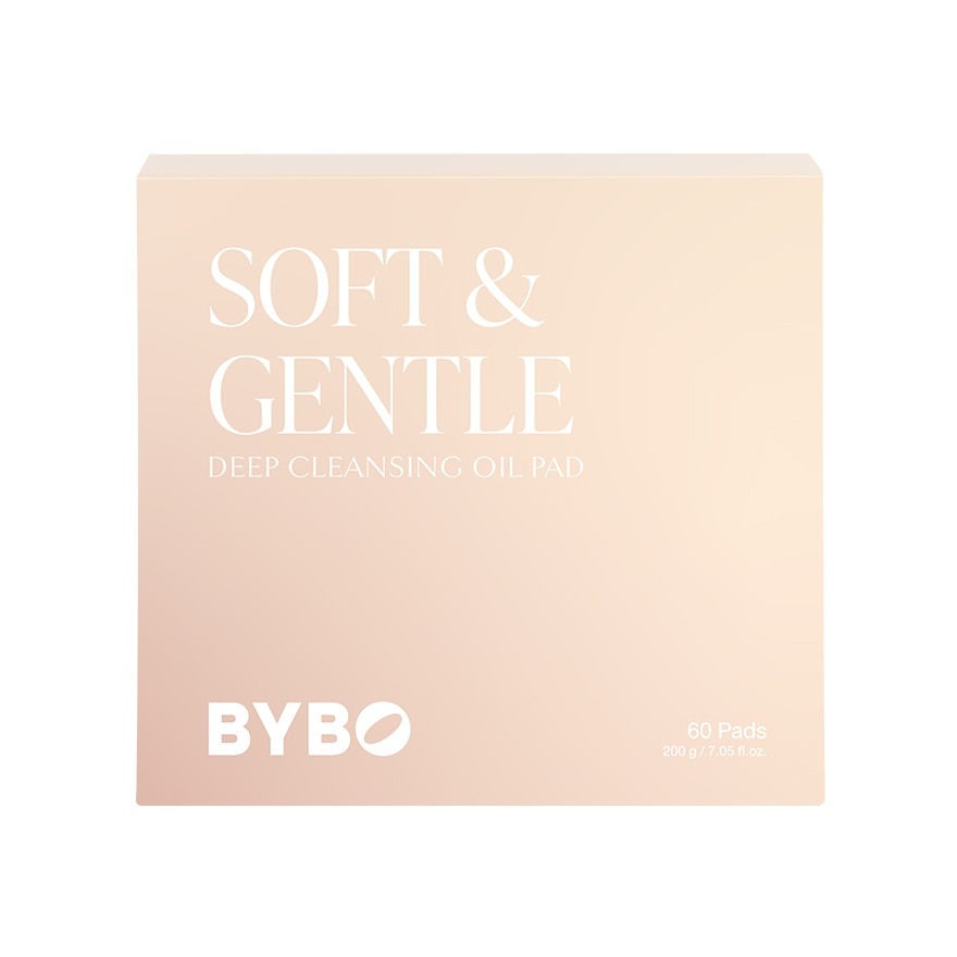 บายโบ ซอฟท์ แอนด์ เจนเทิลดีฟ คลีนซิ่ง ออย แพด 60 แผ่น
