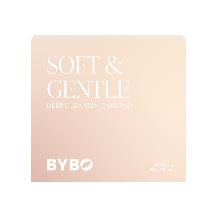 บายโบ ซอฟท์ แอนด์ เจนเทิลดีฟ คลีนซิ่ง ออย แพด 60 แผ่น